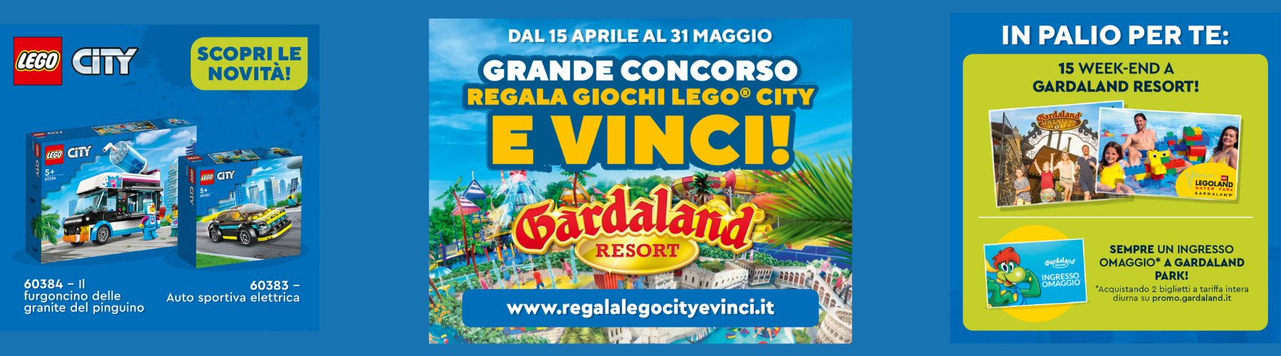Con LEGO City, vinci Gardaland!