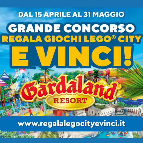 Con LEGO City, vinci Gardaland!