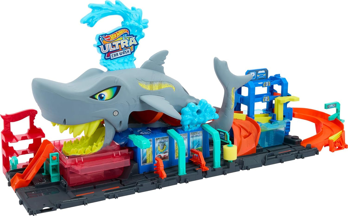 MATTEL Hot Wheels City Autolavaggio Mega Squalo - HTN82