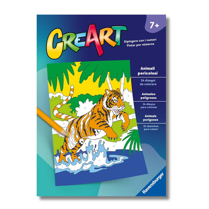 RAVENSBURGER Creart Album Colorare Animali Pericolosi - 13096008