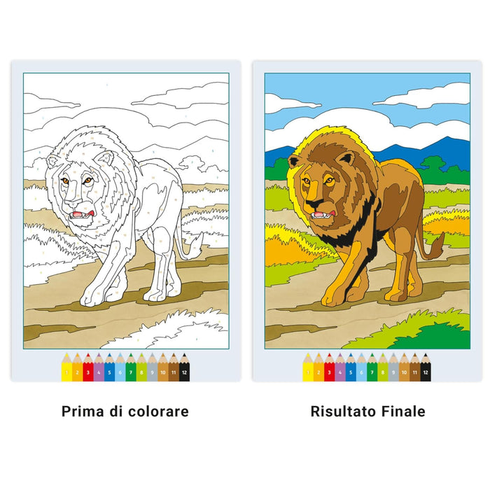 RAVENSBURGER Creart Album Colorare Animali Pericolosi - 13096008