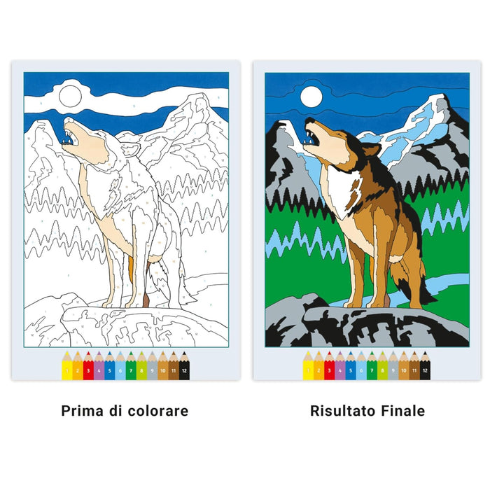 RAVENSBURGER Creart Album Colorare Animali Pericolosi - 13096008
