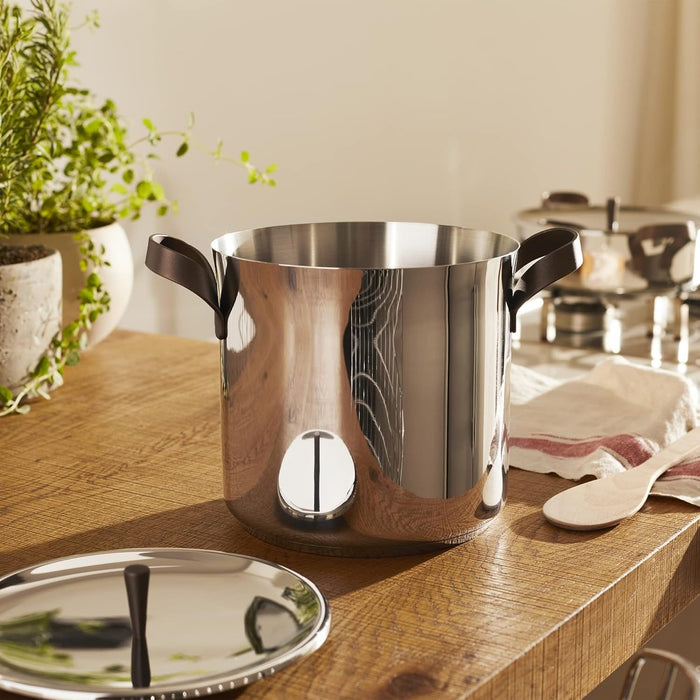 ALESSI Pentola Edo 24 Cm In Acciaio
