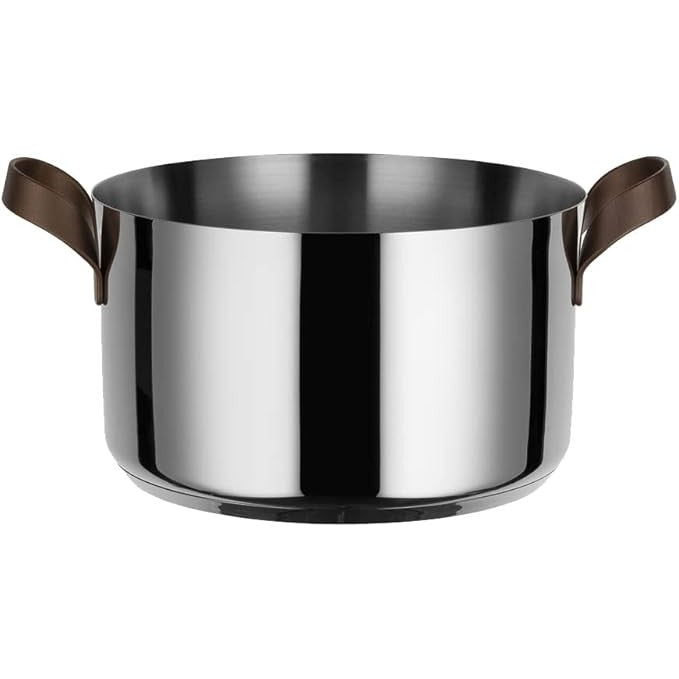 ALESSI Casseruola Due Manici Edo 20 Cm In Acciaio