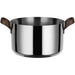 ALESSI Casseruola Due Manici Edo 20 Cm In Acciaio