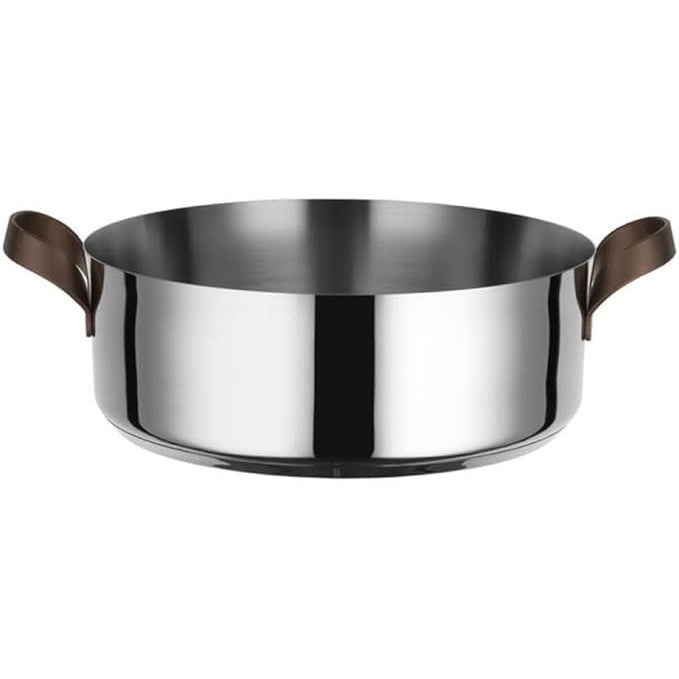 ALESSI Casseruola Due Manici Bassa Edo 24 Cm In Acciaio