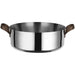 ALESSI Casseruola Due Manici Bassa Edo 24 Cm In Acciaio