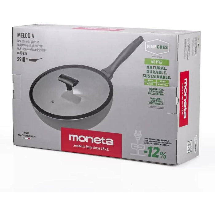 ALLUFLON Wok 30 Cm Finegres Con Coperchio - 0010996624