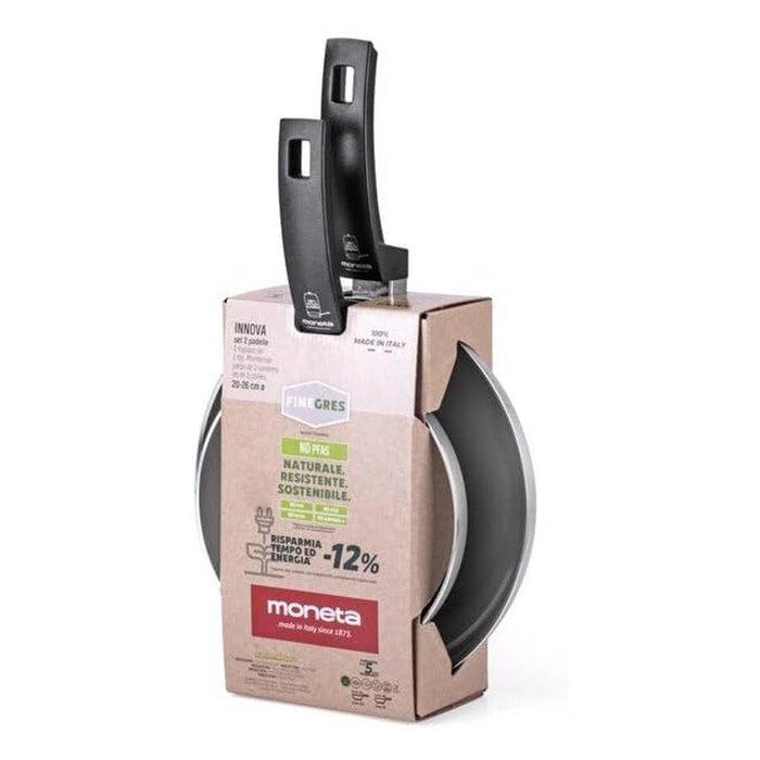 ALLUFLON Set Padelle 20 26 Cm Innova Finegres - 13695526