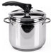 MONETA Pentola Pressione 7 Lt Allegro Fast Acciaio Inox Cm 22