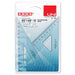 ARDA Coppia Squadre In Plastica 45° E 60° Cm. 15 Uni - 70315SS