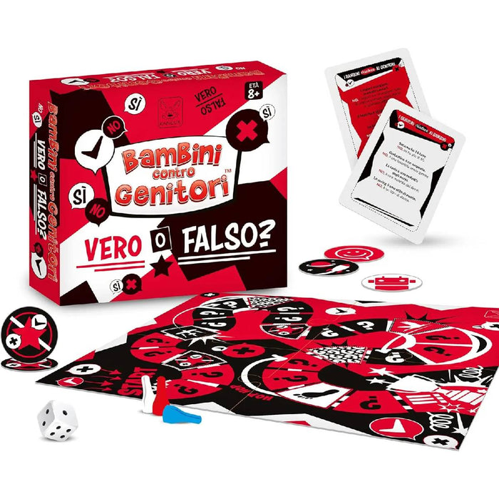 ASMODEE Bambini Contro Genitori Vero O Falso - 0819