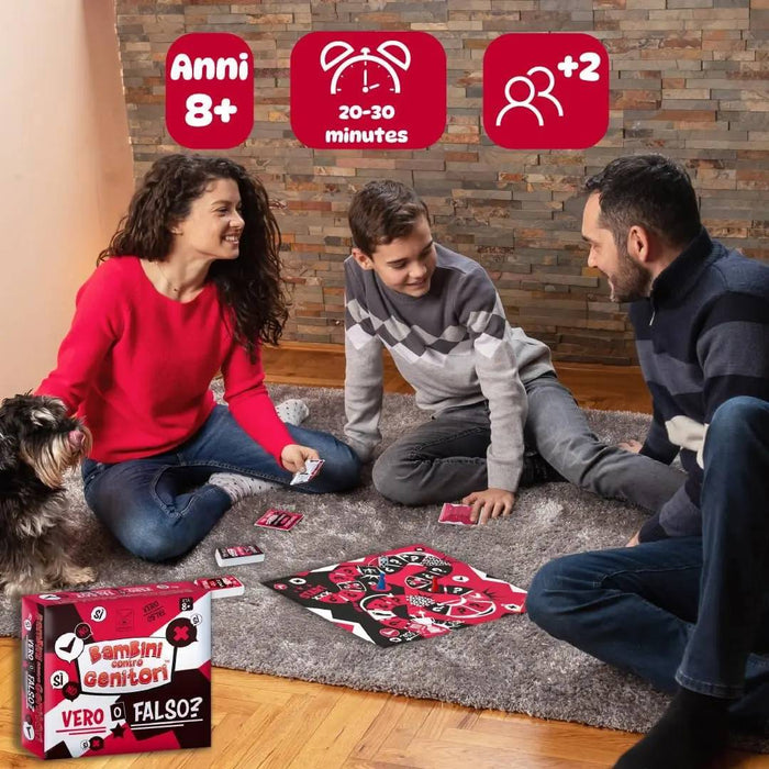 ASMODEE Bambini Contro Genitori Vero O Falso - 0819