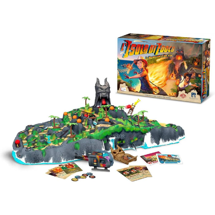 ASMODEE L'Isola Di Fuoco: La Maledizione Di Vul-Kar - Gioco Da Tavolo - 8271