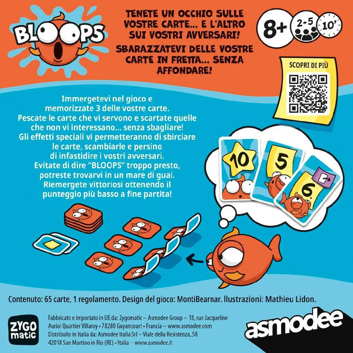 ASMODEE Bloops Gioco Da Tavolo Di Memoria E Strategia - 8471