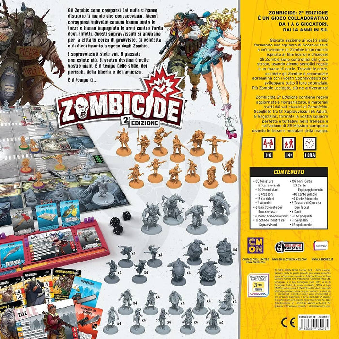 ASMODEE Zombicide Seconda Edizione Gioco Da Tavolo Collaborativo - 8487