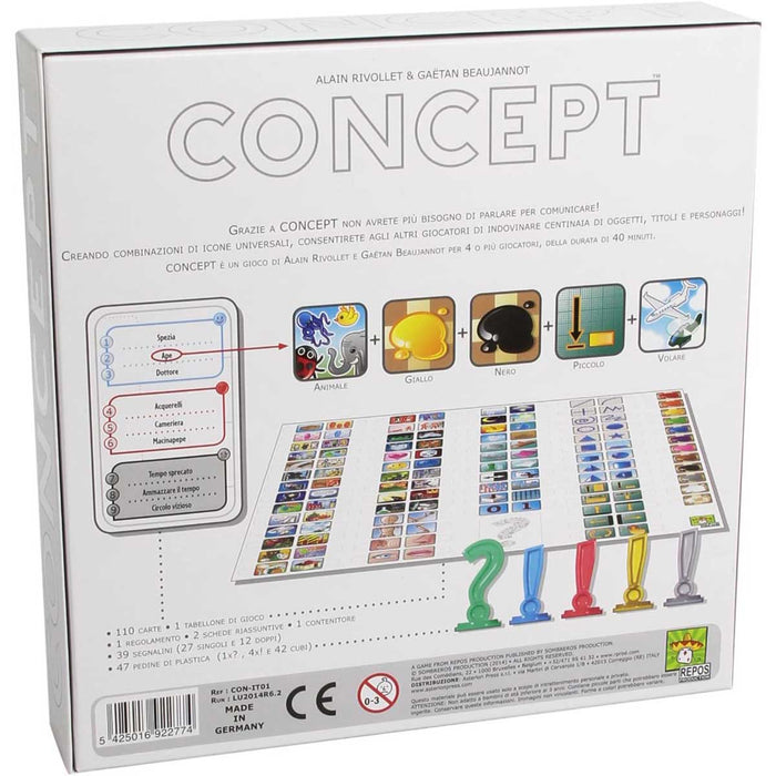 ASMODEE Concept, Gioco Da Tavolo, Edizione Italiana - 8640