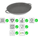 AETERNUM Paellera 2 Manici 28 Cm Grande Famiglia - AP000215
