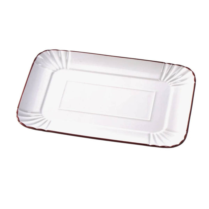 AD TREND Vassoio Rettangolare In Porcellana 26X19Xh 1,5 Cm - 103332