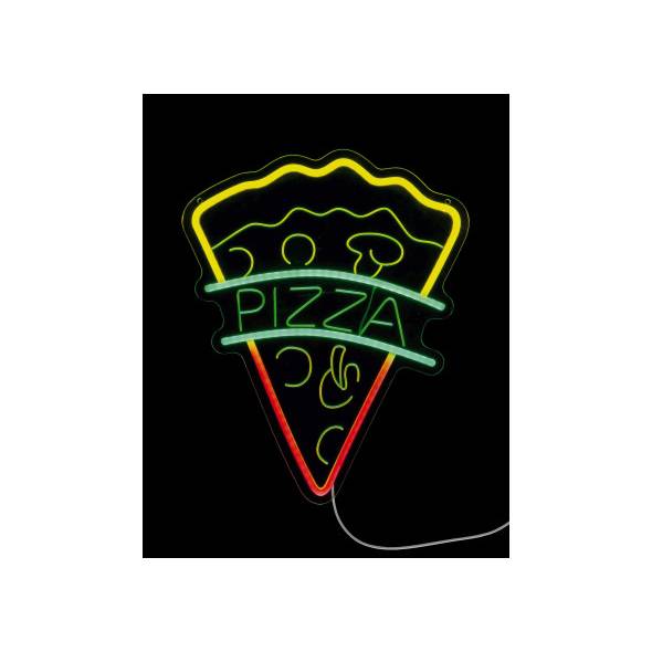AD TREND Insegna Luminosa Neon Led Con Pizza 34X42 Cm - 112239