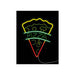 AD TREND Insegna Luminosa Neon Led Con Pizza 34X42 Cm - 112239