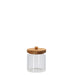 AD TREND Barattolo In Vetro Borosilicato Con Coperchio In Bambù D 10X H 12 Cm