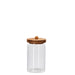 AD TREND Barattolo In Vetro Borosilicato Con Coperchio In Bambù D 10X H 17 Cm