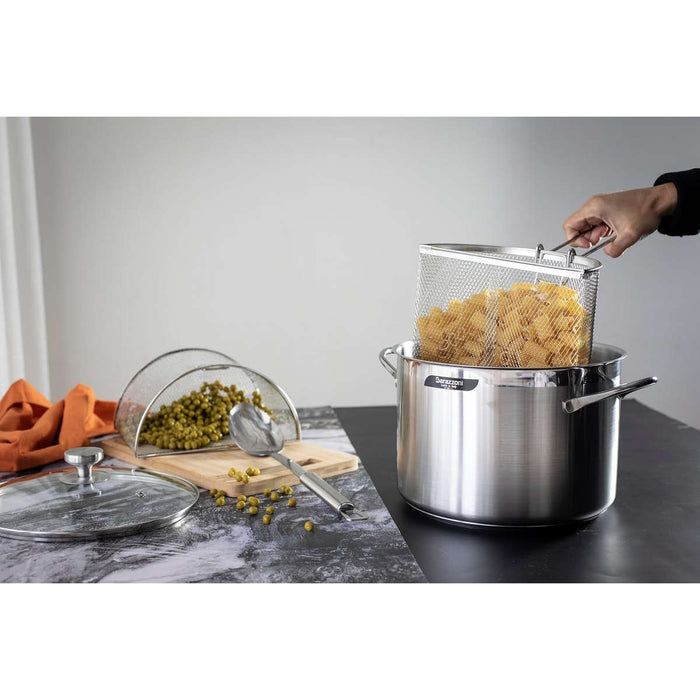 BARAZZONI Coppia Cestelli Spicchio Rete Inox Per Cuocipasta 22 Cm - 840057022