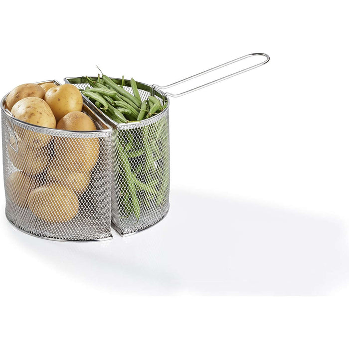 BARAZZONI Coppia Cestelli Spicchio Rete Inox Per Cuocipasta 22 Cm - 840057022