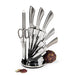 BERGAMASCHI Ceppo Di 5 Coltelli 1 Forbice 1 Affilacoltelli Jazz Cook