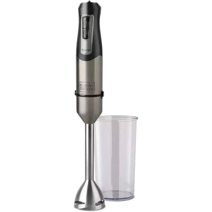 BLACK DEKER Frullatore Immersione 1200W Con Bicchiere - BXHB1200E