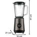 BLACK DEKER Frullatore In Vetro 800W 1,5 Lt - BXJB800E