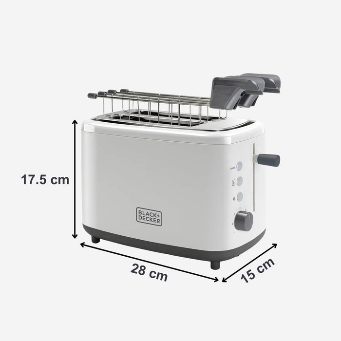 BLACK DEKER Tostapane 800W Con Pinze - XXTOA820W