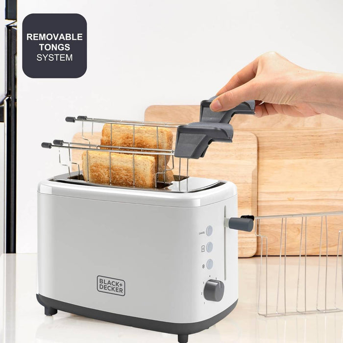 BLACK DEKER Tostapane 800W Con Pinze - XXTOA820W