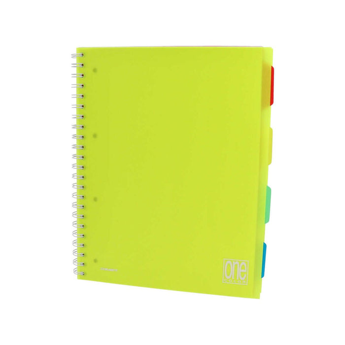 BLASETTI One Color A4 Ppl Spiralato Rigo 1R Con Divisori - 7739