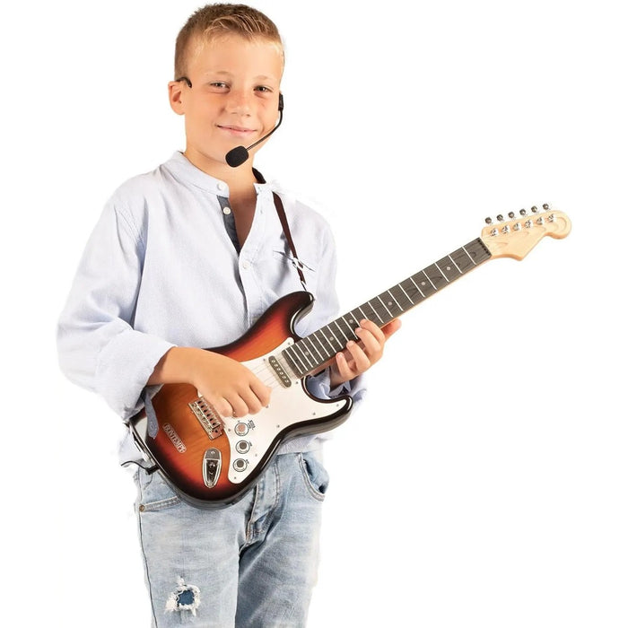 BONTEMPI Chitarra Rock Elettronica Con Microfono