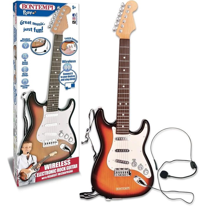 BONTEMPI Chitarra Rock Elettronica Con Microfono
