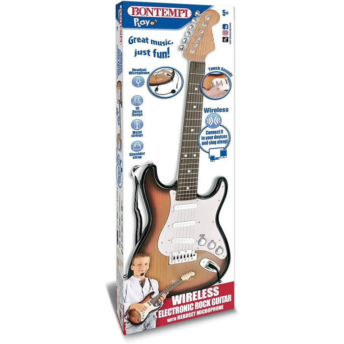 BONTEMPI Chitarra Rock Elettronica Con Microfono