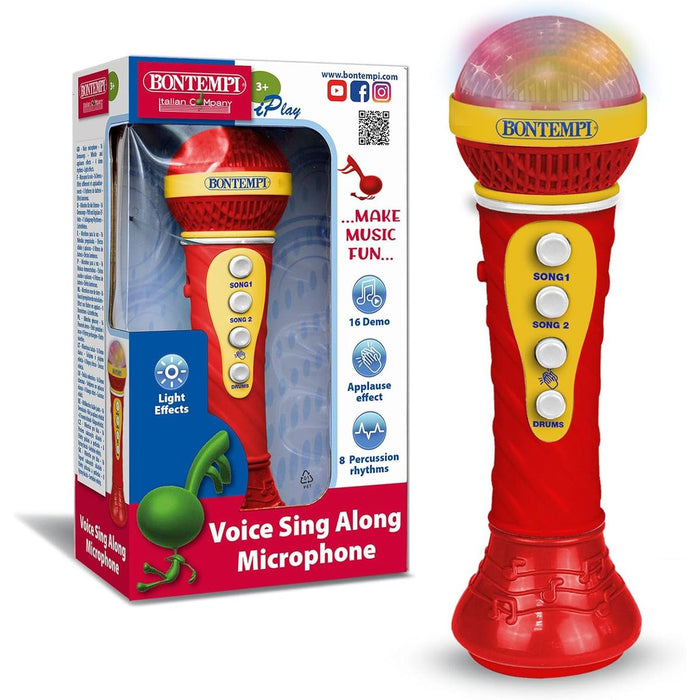 BONTEMPI Microfono Karaoke Con Effetti Luminosi - 412020