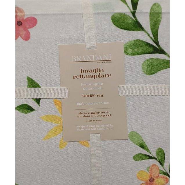BRANDANI Tovaglia Polline 140X180 Cm Fiori Macro - 10160