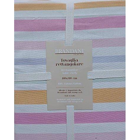 BRANDANI Tovaglia Polline 140X240 Cm Righe - 10162