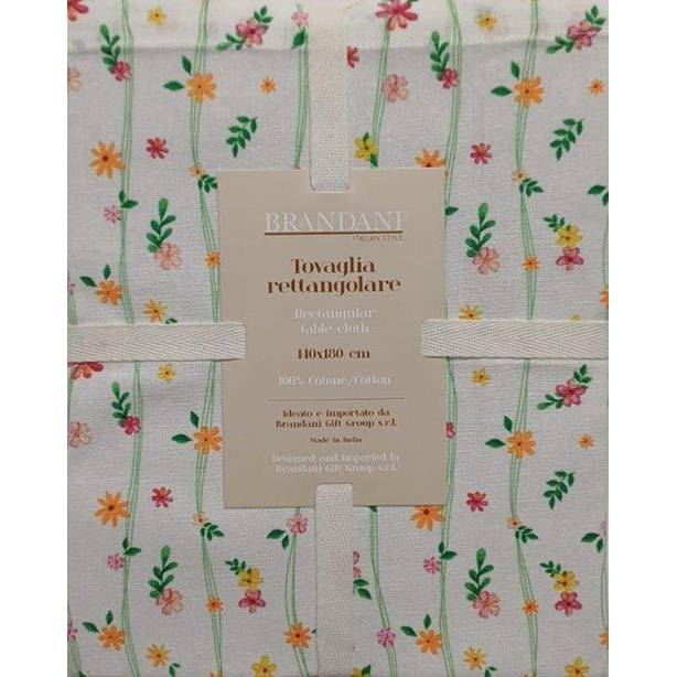 BRANDANI Tovaglia Polline 140X180 Cm Fiori Micro - 10164