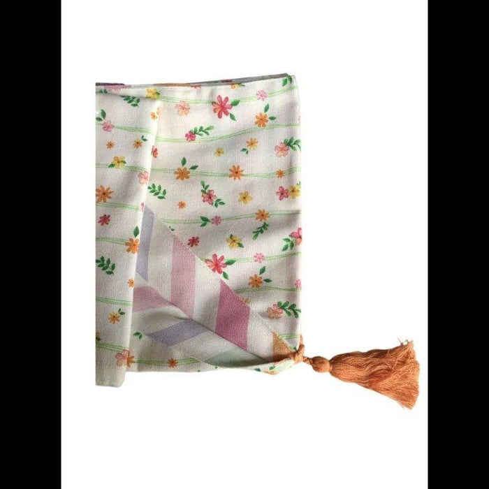 BRANDANI Runner A Punta Righe E Retro Fiori Micro - 10170