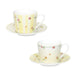 BRANDANI Set 2 Tazzine Caffè Polline Giallo New Bone China - 51139