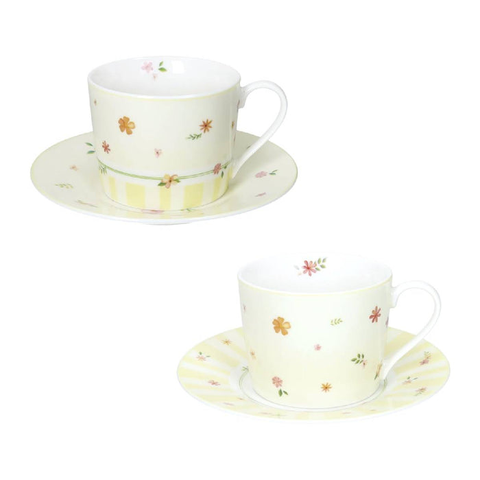 BRANDANI Set 2 Tazze The Polline Giallo New Bone China - 51143