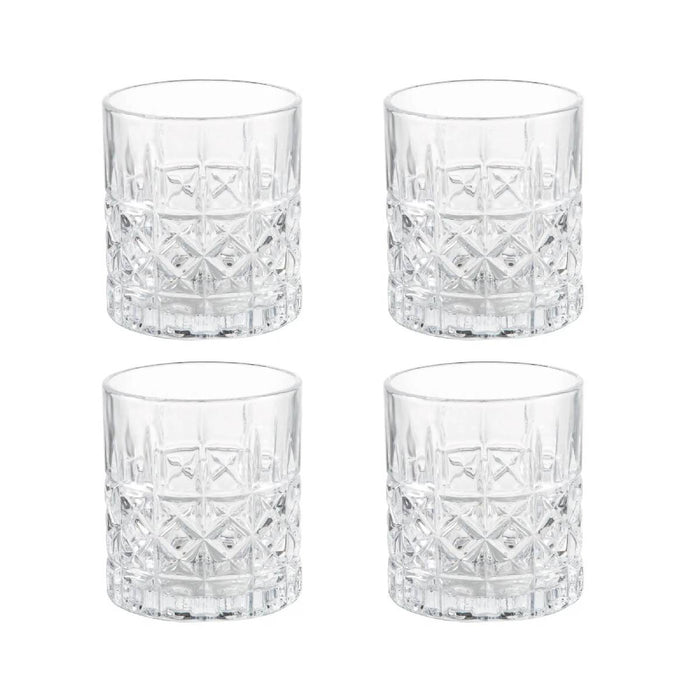 BRANDANI Set 4 Pz Bicchiere Mosaico Vetro - 80083