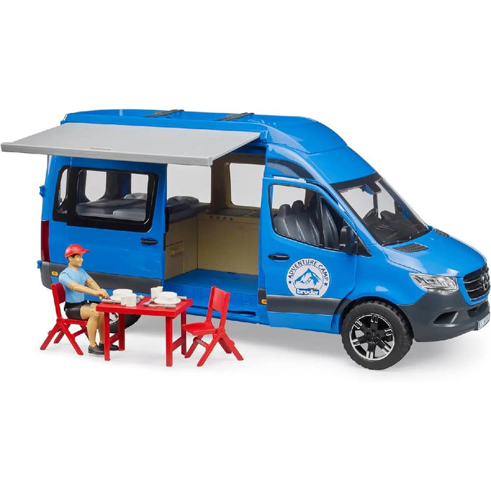 BRUDER Mercedes Benz Sprinter Camper Con Personaggio - 02684