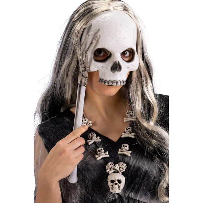 CARNIVAL TOYS Maschera In Plastica Rigida Che Raffigura Un Teschio