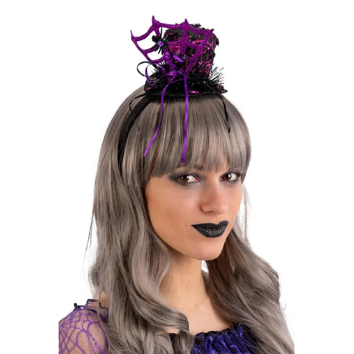 CARNIVAL TOYS Mini Cappellino Con Ragnatela Viola