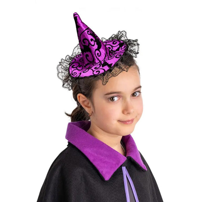 CARNIVAL TOYS Cappellino Strega Viola Damascato